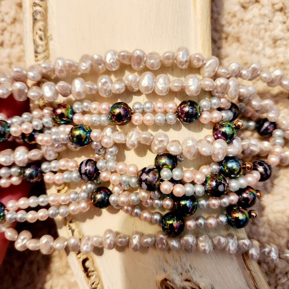 Two Layering necklaces - Picture 3 of 8